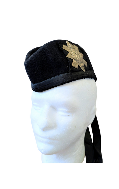 WW2 Era British Army Royal Highlanders Black Watch Glengarry Cap