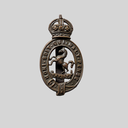 Royal East Kent Yeomanry Bronzed Cap Badge