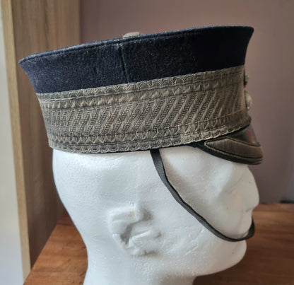 SOLD! Victorian Royal Engineers Volunteers 1880 Pattern Forage Cap & Chinstrap