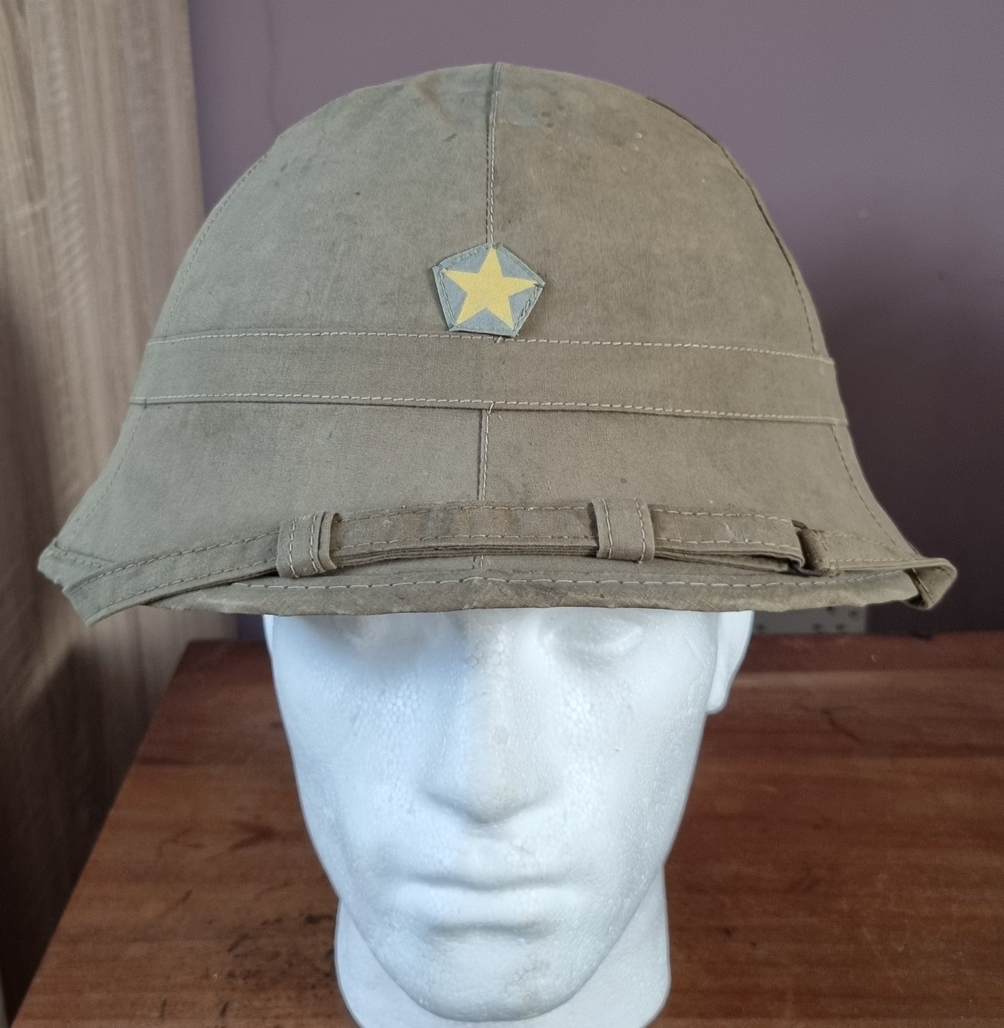 SOLD! Rare WW2 Japanese Army IJA Type 98 Bamboo Framed Pith Helmet dated 1943
