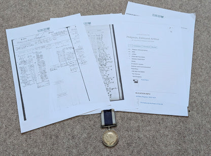 George V Royal Navy Long Service and Good Conduct Medal EDMUND ARTHUR PIDGEON RN