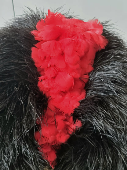 WW2 Black Watch 5 Tail feather bonnet & Tin For Major Malcolm Wolfe-Murray